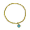 Evil Eye Bracelet, Good Luck Bracelet, Gold Filled Bracelet,