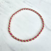 14kt Gold Filled and Colorful Beads Bracelet - Non Tarnish Alternating Design with 3mm Gold Filled Bracelet