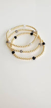 Cubic Bracelet, Gold Filled Bracelet, Gold Ball Bracelet,
