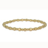 Faceted Gold Filled Stackable Bracelet - Waterproof and Tarnish Free Jewelry for Women