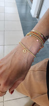 Star of David Gold Filled Bracelet, Isabella Celini, 14kt Gold Filled, Stretch Stacking Bracelet, isabella Celini, Boho Chic, Gift for Women