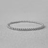 3mm Gold Filled Beaded Stretch Bracelet - Layering Jewelry for Women by Isabella Celini - Tarnish Free and Waterproof