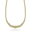 Dainty Gold Filled Beaded Necklace - Boho Graduated Layering Jewelry - Classy Bridemaid Gift - Tarnish Free