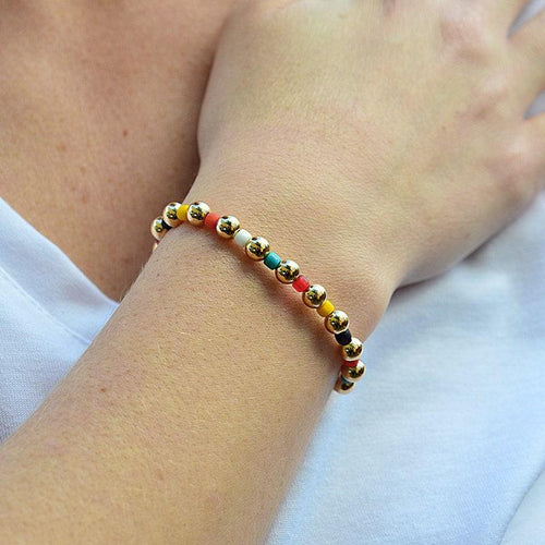 Silver Bracelet, Beaded Bracelet, Gold Filled Bracelet,