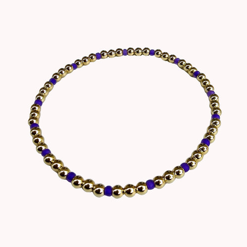 Colorful and Gold Filled Beads Personalized Bracelet Tarnish-Free Handcrafted Jewelry