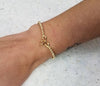 Tie Knot Bracelet, Bow Bracelet, Stretch Stacking Bracelet