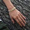 Gold Filled CZ Pave Bar Bracelet for Women - Stretchable Stacking Bridesmaid Jewelry