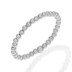 14kt Gold Filled 2mm Beaded Ring - Tarnish-Free Waterproof