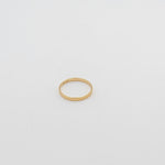 DAINTY STACKING 14k Gold Filled RING, Minimalist Flat Simple Band Delicate Ring