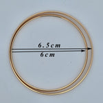 Set Of 7 Bangles- Durable Gold Plated Stackable Bangle Bracelets Perfect For Women And Bridesmaid Gift