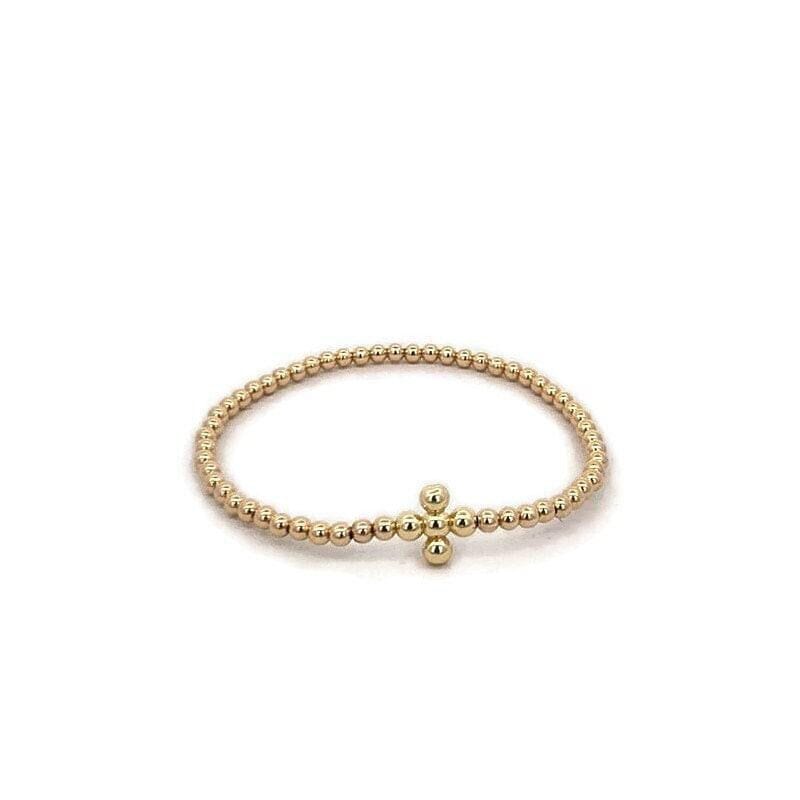 14kt gold filled jewelry, gold filled bracelet, beaded bracelet, tarnish free jewelry, tarnish free bracelet, stackable bracelet, stretch bracelet