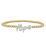 Gold Stack Bracelet, Boho Stretch Bracelet, Love Bracelet,