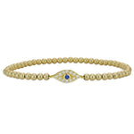 Evil Eye Bracelet, Beaded Bracelet, Protection Bracelet,