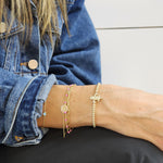 Gold Stack Bracelet, Gold Filled Bracelet, Boho Wrap Bracelet,