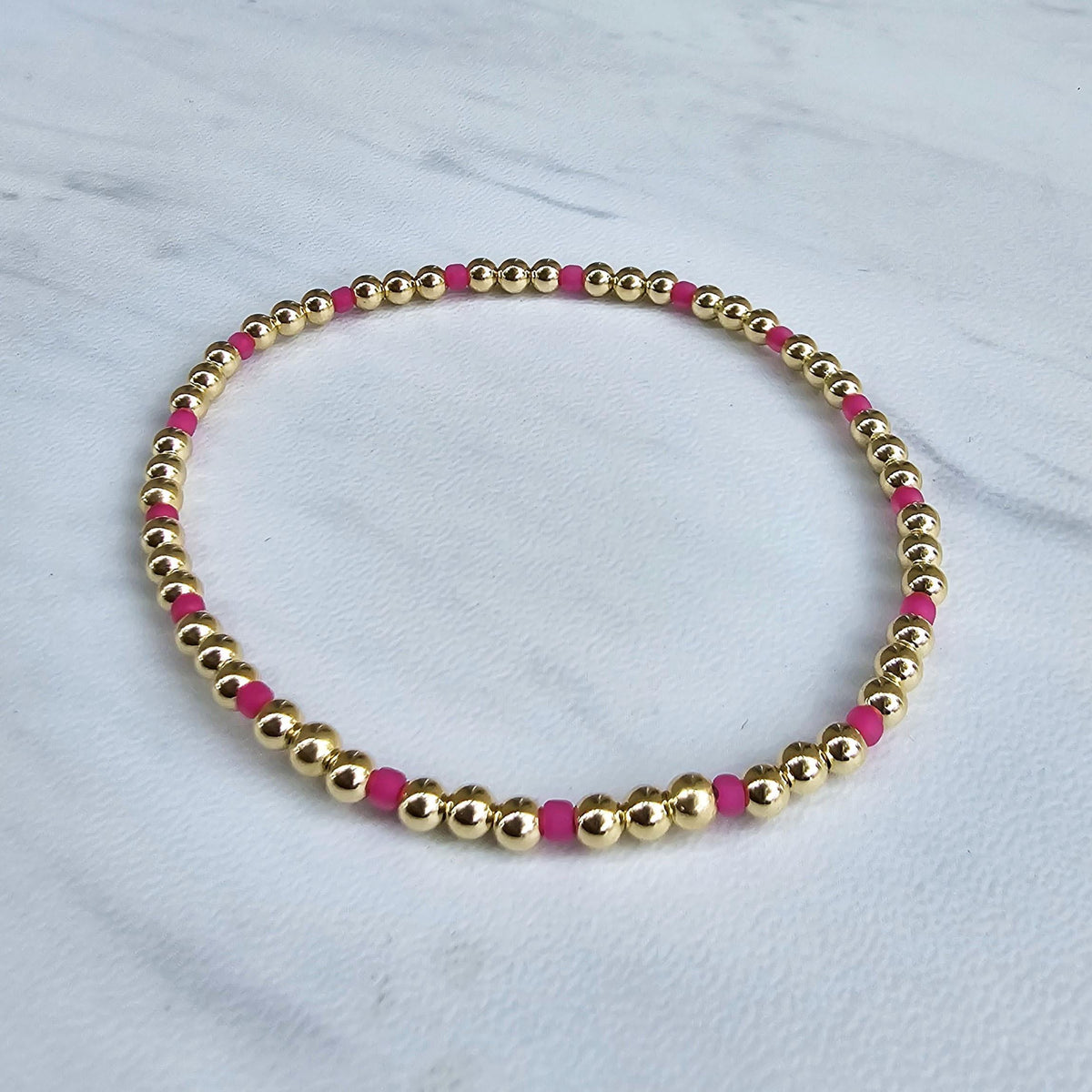 Colorful and Gold Filled Beads Personalized Bracelet Tarnish-Free Handcrafted Jewelry