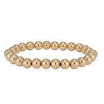 7 mm 14kt Gold Filled Beaded Bracelet – Delicate Women Layering Bracelet - Tarnish Free Jewelry