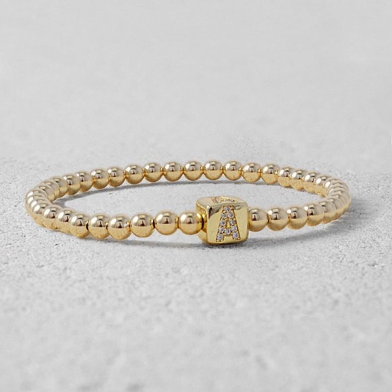 Custom Word Bracelet, Initial Bracelet, Small Wrist Bracelet,