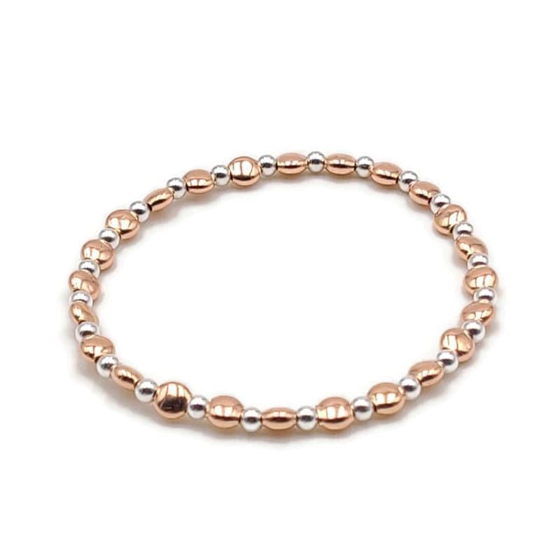Stackable Beaded Bracelet: Gold Filled, Tarnish-Free - Stretch Fit