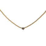 Dainty Gold Filled Beaded Necklace with Star Charm for Women by Isabella Celini, Tarnish Free Water Resistant Jewelry
