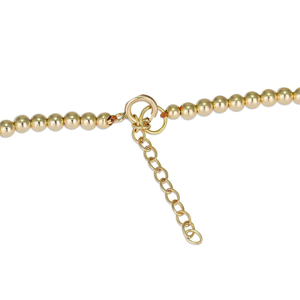 Dainty Evil Eye Beaded Necklace - Gold Filled Tarnish-Free Waterproof - Layering Jewelry