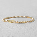 Star Bar Bracelet, Beaded Bracelet, Stretch Stacking Bracelet