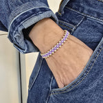 14kt Gold Filled Beaded Bracelet | Adjustable Color Cord | Tarnish-Free Jewelry Gift for Women