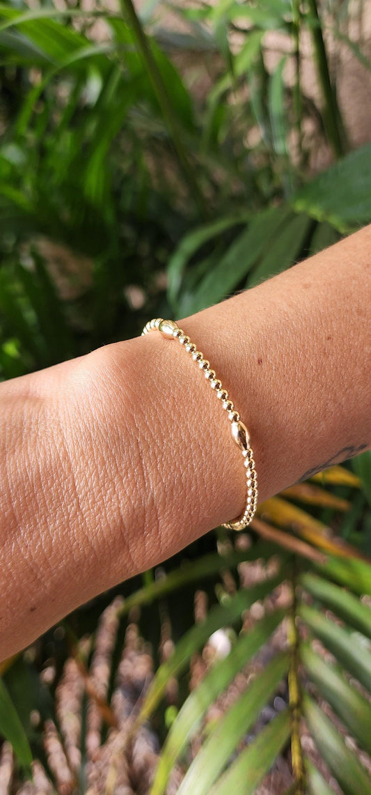 Gold Stack Bracelet, Gold Filled Bracelet, Delicate Bracelet,