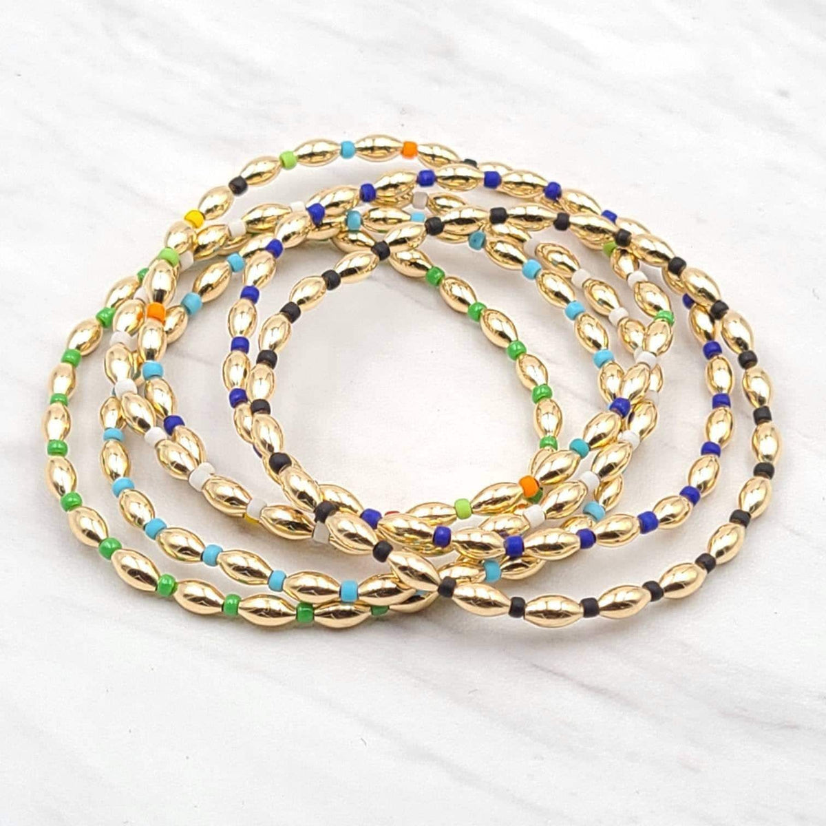 Gold Stack Bracelet, Gold Filled Bracelet, Non Tarnish Bracelet,