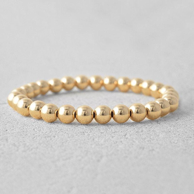 Silver Bracelet, Beaded Bracelet, Stacking Bracelet,