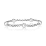 Beaded Bracelet: Gold Filled, Layering Stretch - Adjustable Fit