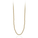 14kt Gold Filled 3 mm Necklace, Dainty Gold Filled Boho Beaded Hippie Jewelry, Tarnish Free Necklace