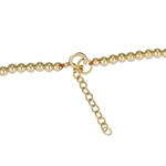 14kt Gold Filled 3 mm Necklace, Dainty Gold Filled Boho Beaded Hippie Jewelry, Tarnish Free Necklace
