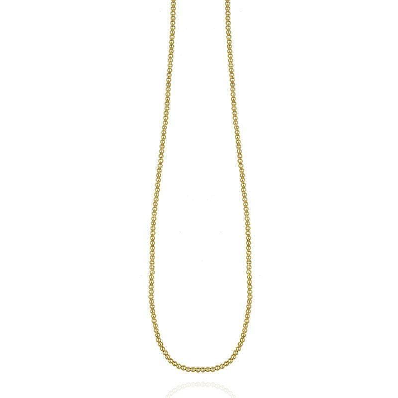 Dainty 2mm Gold Filled Beaded Necklace - Bohemian Layering Chain for Women - Bridesmaid Gift - Tarnish Free