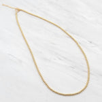 Dainty 2mm Gold Filled Beaded Necklace - Bohemian Layering Chain for Women - Bridesmaid Gift - Tarnish Free