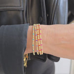 Colorful and Gold Filled Beads Personalized Bracelet Tarnish-Free Handcrafted Jewelry