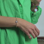 Gold Filled Evil Eye Bracelet: Beaded Protection Jewelry