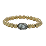 Bean, Bean bracelet, Beads Bracelet, Gold Filled, Gold Filled Bracelet, gold filled beads