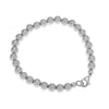 Plain Layering Bracelet Stretch Bracelet Sterling Silver