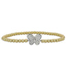 Butterfly, Butterfly Bracelet, Gold Filled, Gold Filled Bracelet, gold filled beads, insect bracelet, nature bracelet, animal bracelet