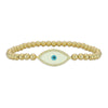Esmeralda Turquoise Evil Eye Bead Bracelet