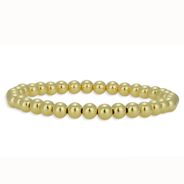 Layering Gold Filled Stretch Bracelet gold filled beads