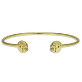 gold heart emoji bracelet