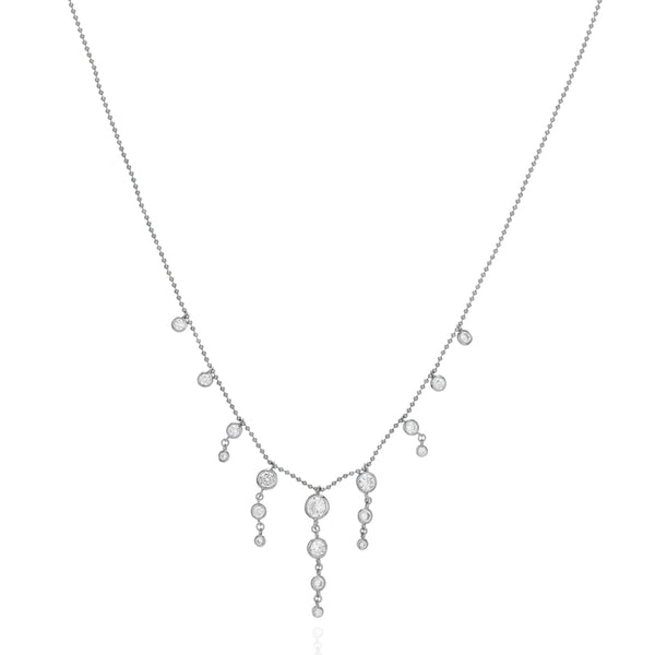 Hanging Cz Necklace