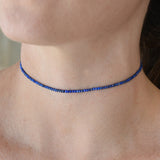 Lapis Beaded Choker